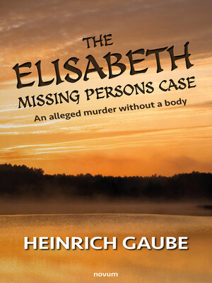 cover image of The Elisabeth missing persons case
